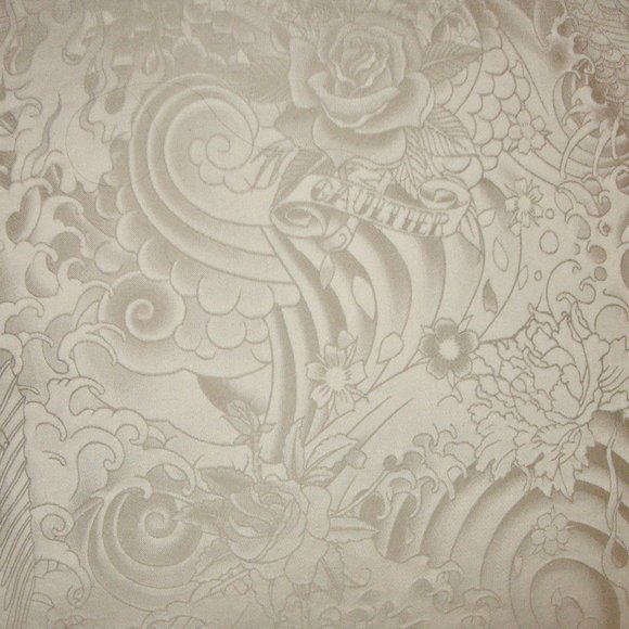 Jean Paul Gaultier Sagesse Serpent Beige Decorative Pillow - Picture 3 of 5